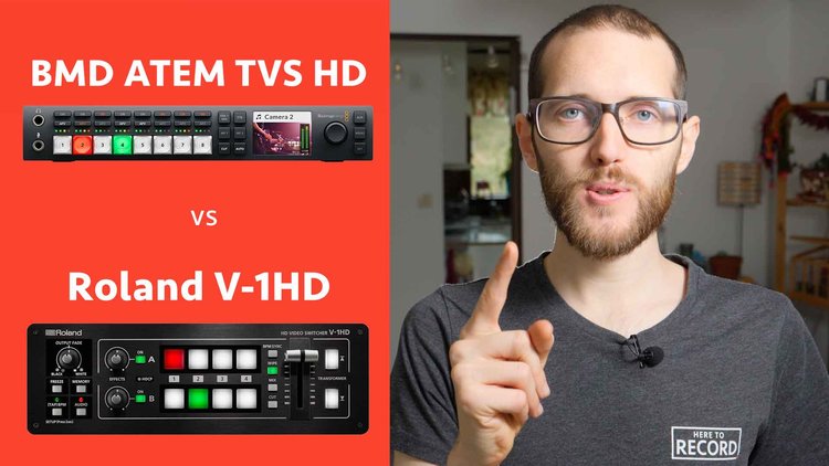 Blackmagic Design ATEM TVS HD vs. Roland V-1HD