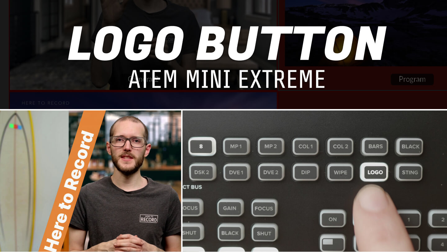 What does the LOGO button do on the Select Bus - ATEM Mini Extreme
