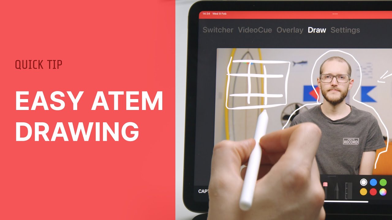Draw on your ATEM live stream with LiveApp Pro