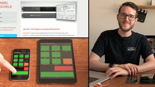 Using atemOSC and TouchOSC to control your ATEM switcher