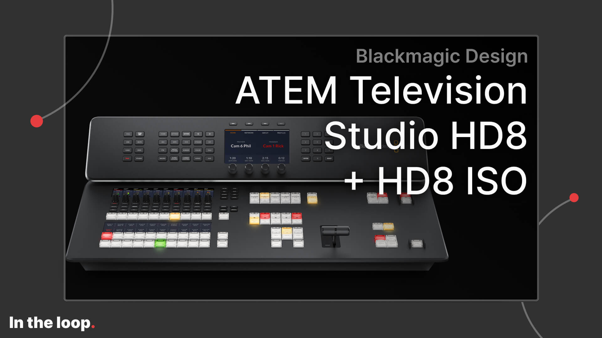 ATEM Television Studio HD8 and HD8 ISO // In the loop