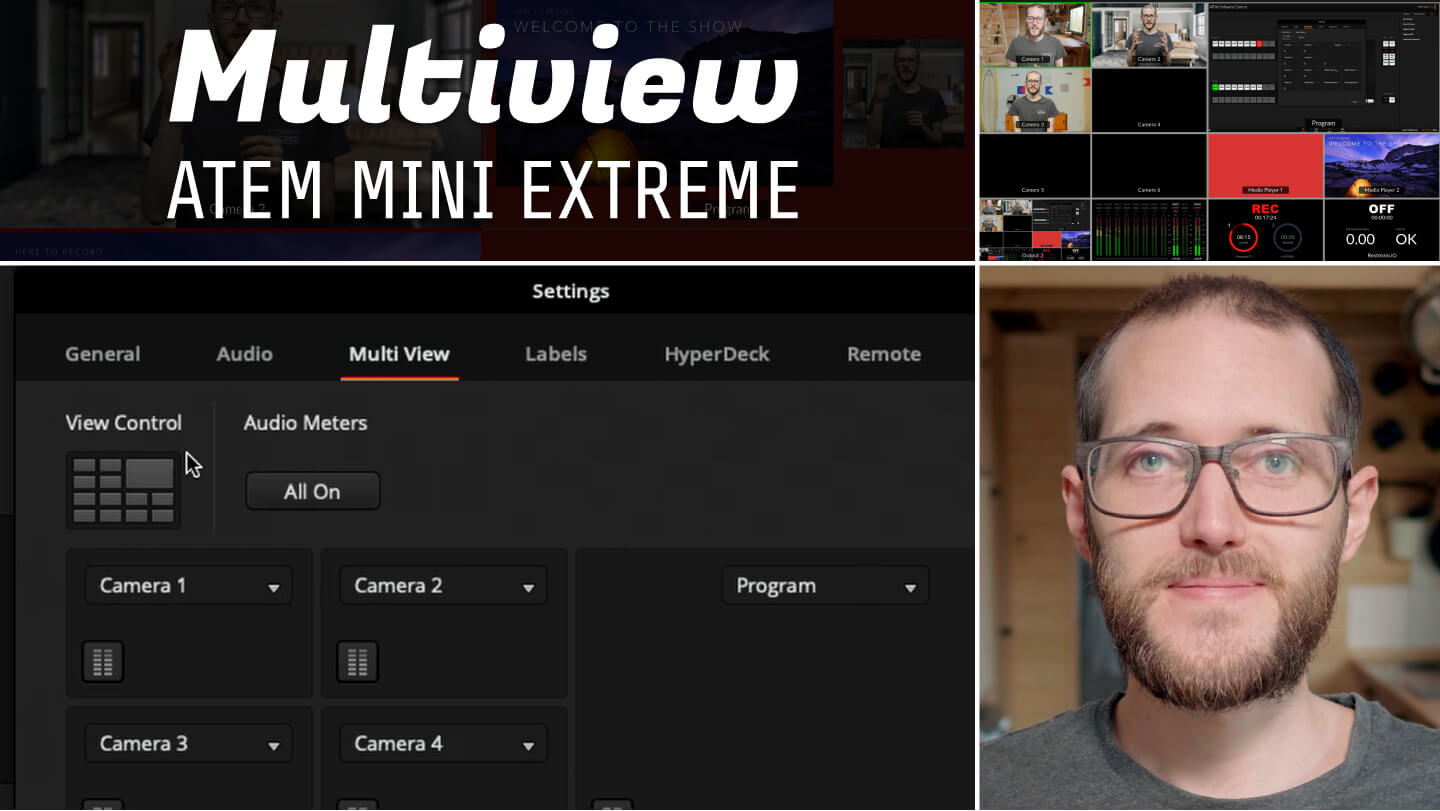 Multiview options on ATEM Mini Extreme