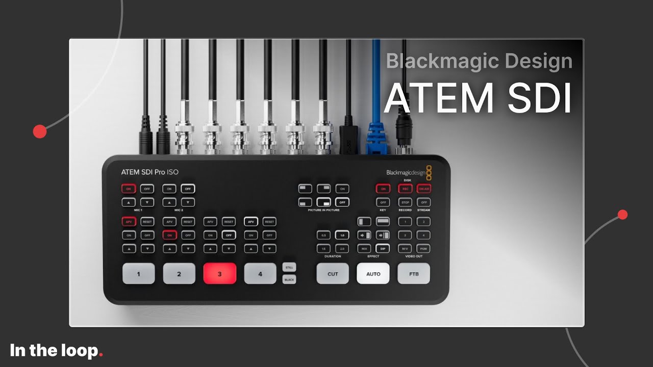 ATEM SDI - New SDI Switchers from Blackmagic Design